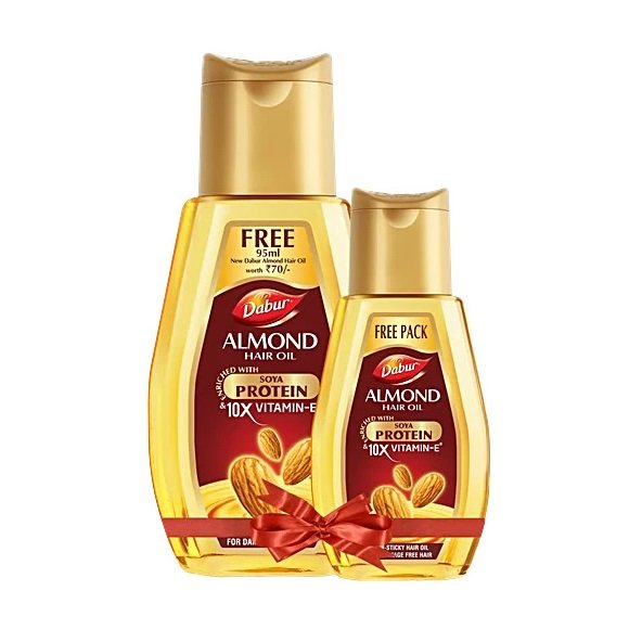 Dabur Almond Hair Oil 485ML + 190ML Free