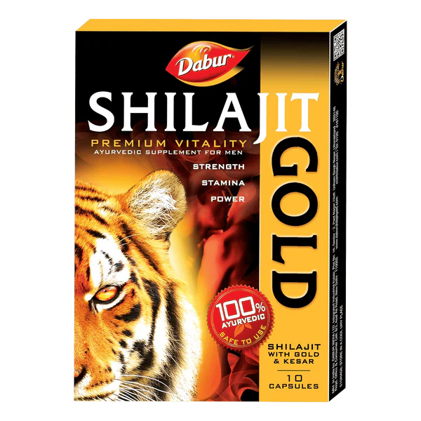 Dabur Shilajit Gold – 10 Capsules | Ayurvedic Strength & Stamina Booster - Combo