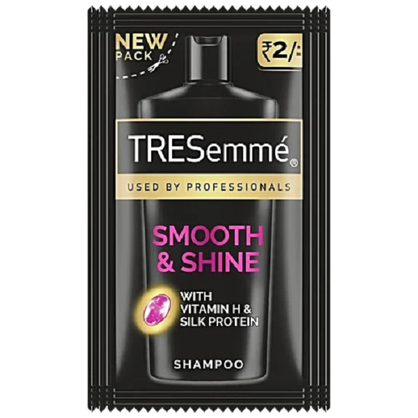 Tresemme Smooth & Shine Shampoo - With Vitamin H & Silk Protein, 6 ml Sachet (12 pic)