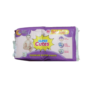 Super Cute"s Premium Diaper Pants SIZE:(M-36) ;5-11 KG