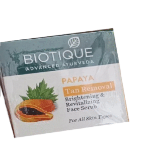 Biotique  Advanced Ayurveda Bio Papaya Revitalizing Tan Removal Scrub(75g)