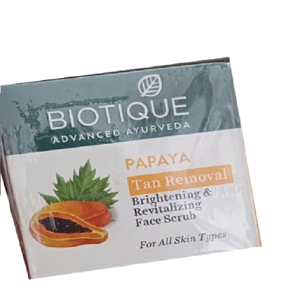 Biotique  Advanced Ayurveda Bio Papaya Revitalizing Tan Removal Scrub(75g)