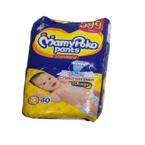 Mamypoko Pants Standard Baby Diapers, Small (S), 40 Pcs, 4-8 KG 1 Count
