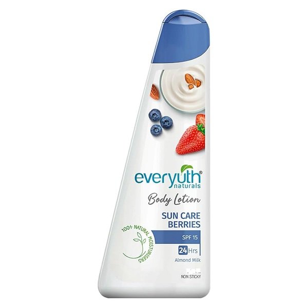 Everyuth Naturals Body Lotion Sun Care Berries 100ml (100 ml)